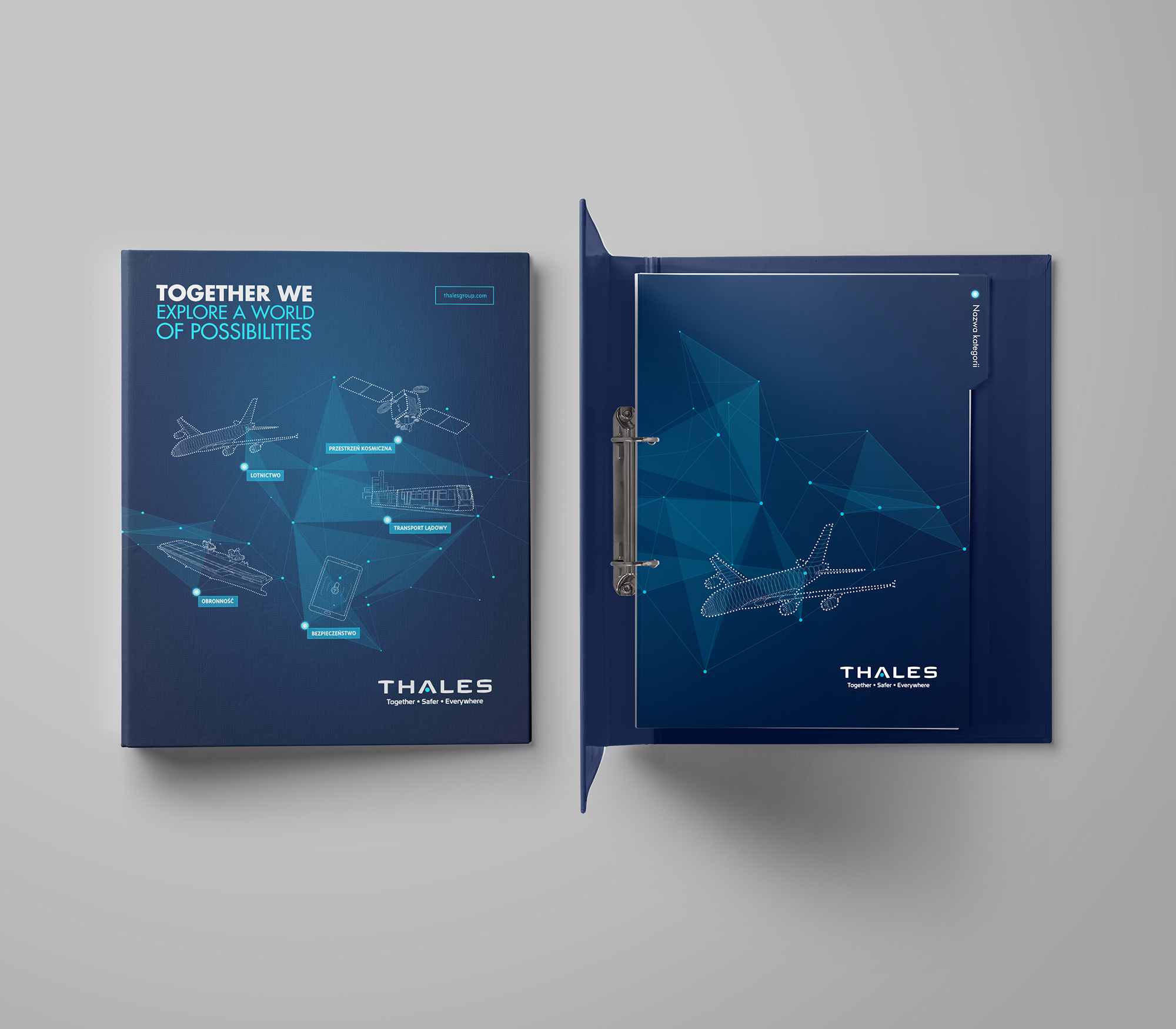 Company binders and calendars